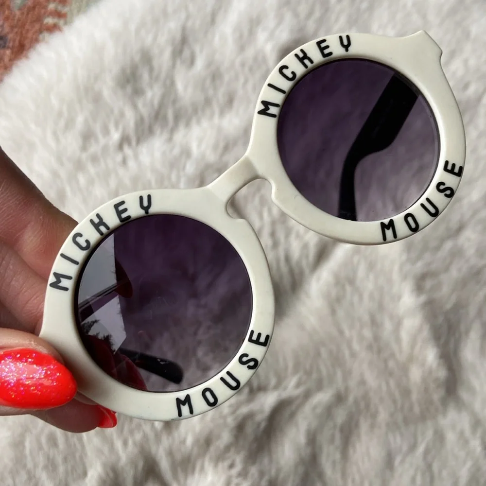 Junk Food x Disney Mickey Mouse sunglasses baby toddler circle frame disneyland